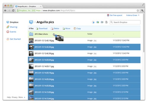 Dropbox网站全新改版 专注于用户所存储内容